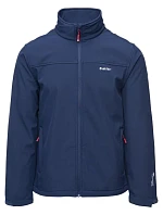 Pánska softshellová bunda Lingen 92800626294 Tmavo modrá - Hi-tec