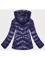 KRÓTKA KURTKA ZIMOWA DAMSKA GRANATOWA model 21244771 - J.STYLE