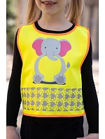 Korntex FUN Detská bezpečnostná vesta 76.FUNY hi vis yellow/moose Korntex FUN Detská bezpečnostná vesta 76.FUNY hi vis yellow/moose
