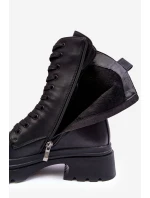 Kožené Workery Botky  Černé model 21633968 - S.Barski