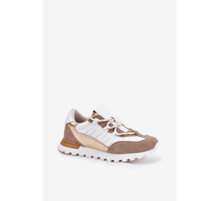 Kožené Polobotky Sneakers Dámské model 21693232 - Artiker