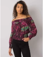 Halenka DHJ BZ tmavě fialová model 16292310 - FPrice Halenka DHJ BZ tmavě fialová model 16292310 - FPrice