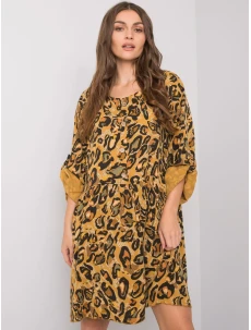 Šaty DHJ SK 21464.99 tmavo žltá