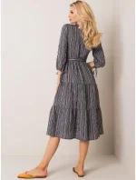 Šaty LK SK 508005.07P šedá čierna Šaty LK SK 508005.07P šedá čierna