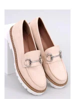 Dámske poltopánky / mokasíny model MM848 Light beige - Seastar