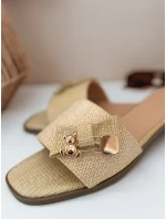 TEDDYLUXE beige FashionStreet dámske žabky ZY0955