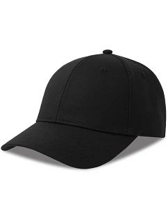 Atlantis Headwear Hit-S 6-panelová čiapka s výložkou 33.0270 čierna