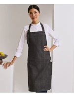 PR 122 Zástěra s laclem a kapsami  black denim model 22452055 - Premier