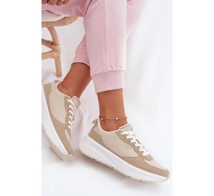 Dámské tenisky na platformě  Béžové model 22074762 - GAP