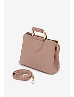 Malá kabelka z eko kůže tmavě béžová model 22111488 - Flora&Co