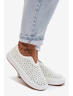 SlipOn Boty Na Platformě Bílé model 22140952 - Boto