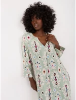 Šaty D73771M30430A pistáciové