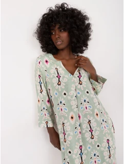 Šaty D73771M30430A pistáciové