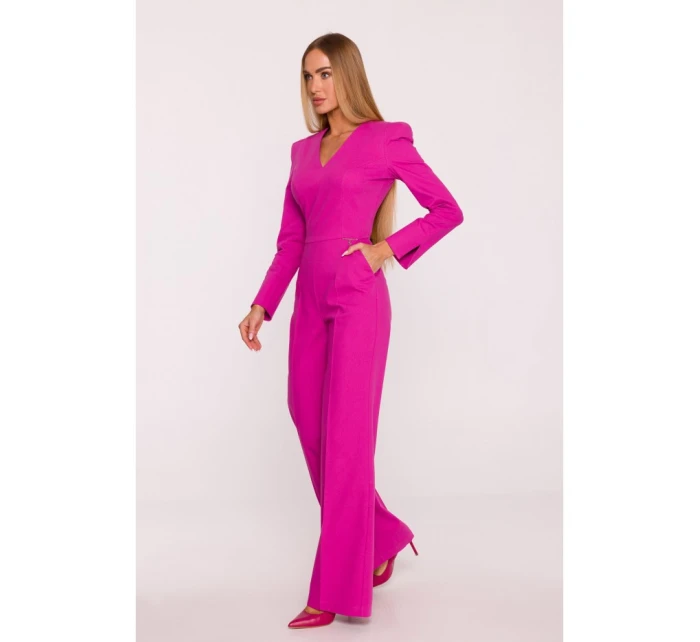 M883 Džínsový overal - ružový