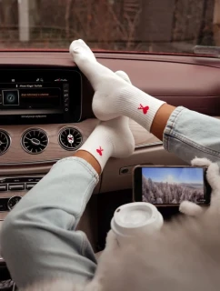 Dámske ponožky Amor - ecru