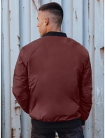 Pánská bunda bomber bordó model 21980968 - Dstreet