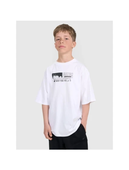 Chlapecké tričko oversize s potiskem model 21816767 - 4F