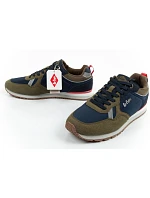 sportovní obuv pánské tenisky módní pohodlné model 22072308 námořnická modrá khaki - Lee Cooper