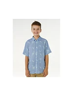 Chlapčenská košeľa RIP CURL Eternal Shred Ss Shirt-Boy, modrá