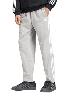 Pánské kalhoty Essentials 3Stripes Single Jersey Tapered Open šedé, model 22403339 - ADIDAS