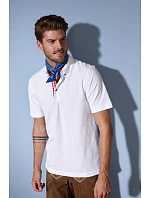 JN Pánské piqué polo v stylu 02.0 white model 22488675 - Daiber JN Pánské piqué polo v stylu 02.0 white model 22488675 - Daiber