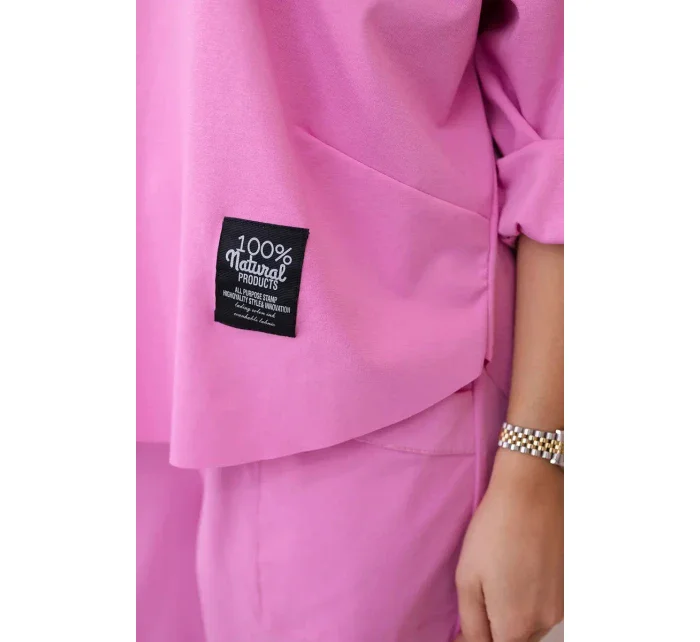 Komplet nových mikinových kalhot Punto světle růžová Komplet nových mikinových kalhot Punto světle růžová