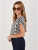 Blúzka D73771AG10978AA tmavomodrá