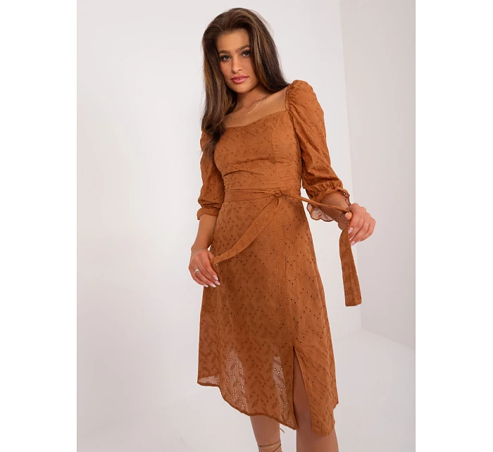 Sukienka LK SK model 22111239 jasny brązowy - FPrice