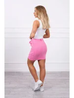 Zavinovacia sukňa 8984 ružová - Kesi