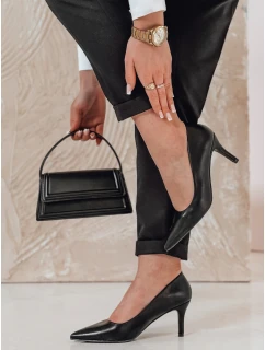 Dámské boty na podpatku černé Dstreet model 21984508 - FashionStreet
