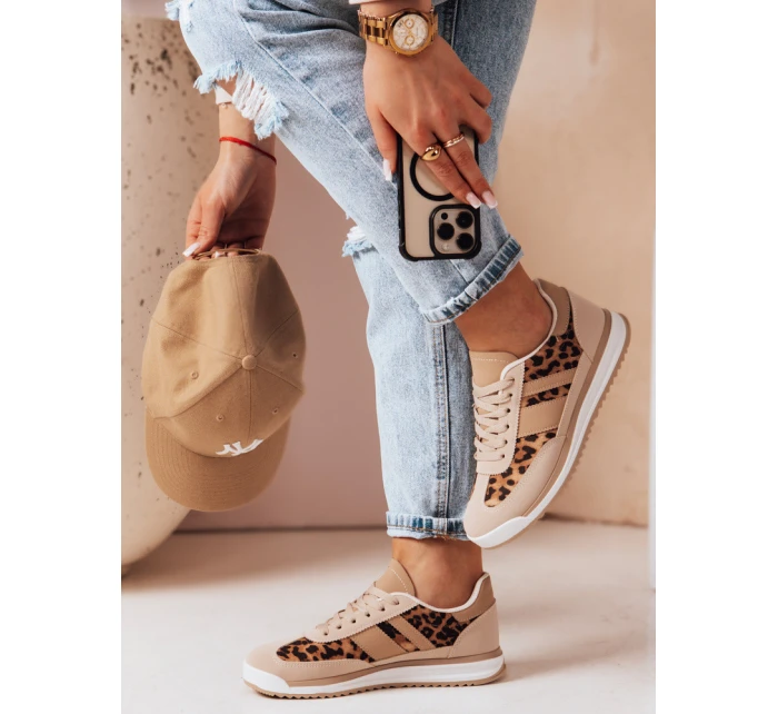 Dámské sportovní tenisky s leopardím vzorem Dstreet model 21985075 - FashionStreet
