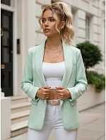 Dámska elegantná bunda na zips mint FashionStreet PY0144 Dámska elegantná bunda na zips mint FashionStreet PY0144
