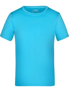 JN Dětské žerzejové sportovní tričko 02. turquoise model 22486315 - Daiber