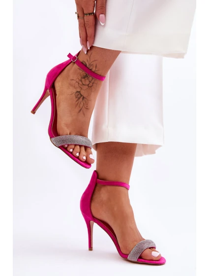 Semišové Sandály Na Vysokém Podpatku S model 21622481 Fuchsie Moments - Boto Semišové Sandály Na Vysokém Podpatku S model 21622481 Fuchsie Moments - Boto