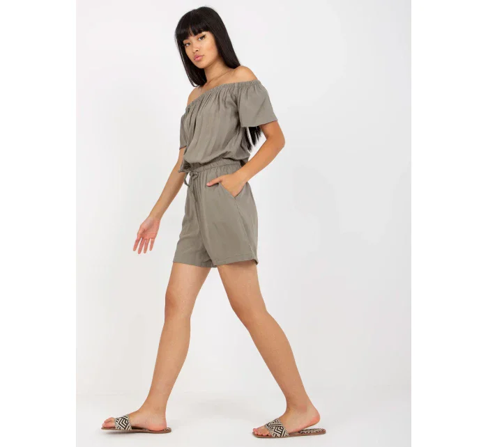 Kombinéza D73781M62266KA khaki farba Kombinéza D73781M62266KA khaki farba