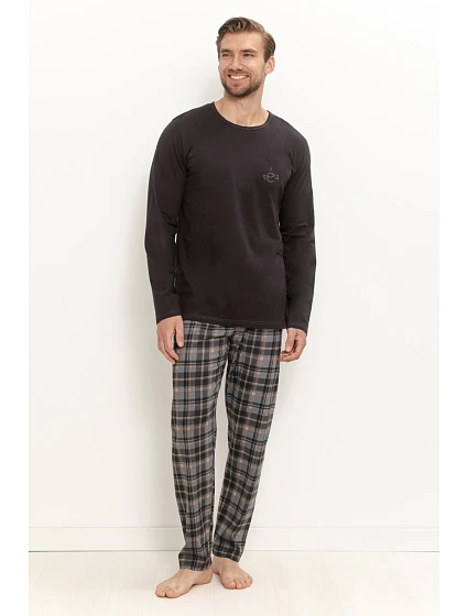 3663 Pánske dlhé pyžamo LAURENT S–2XL