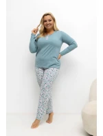 Pohodlné pyžamo pre plnoštíhly model 221183 Forever Pink