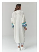 Zapínanie svetra model 226866 Makadamia