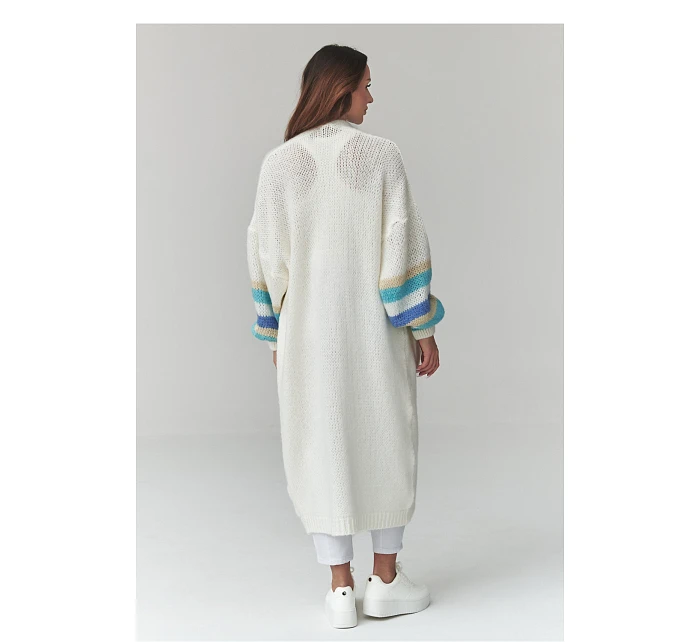 Zapínanie svetra model 226866 Makadamia