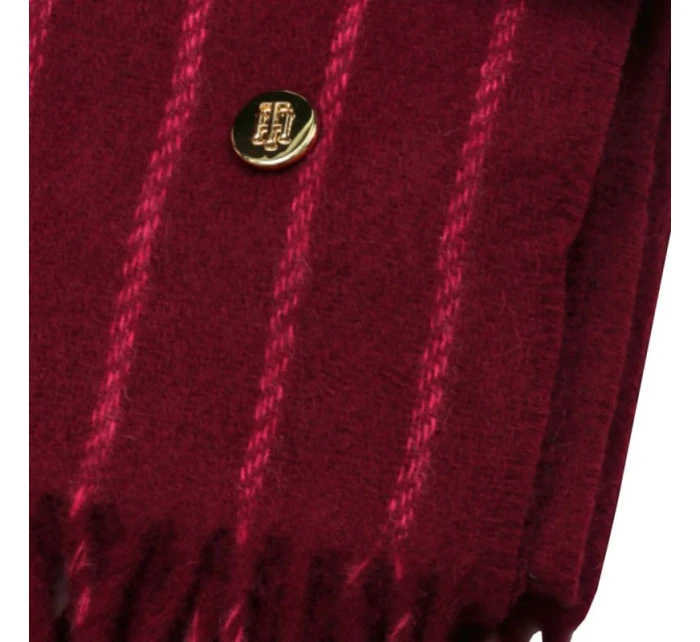 Tommy Hilfiger Th Elevated vlnený pruhovaný šál AW0AW13891