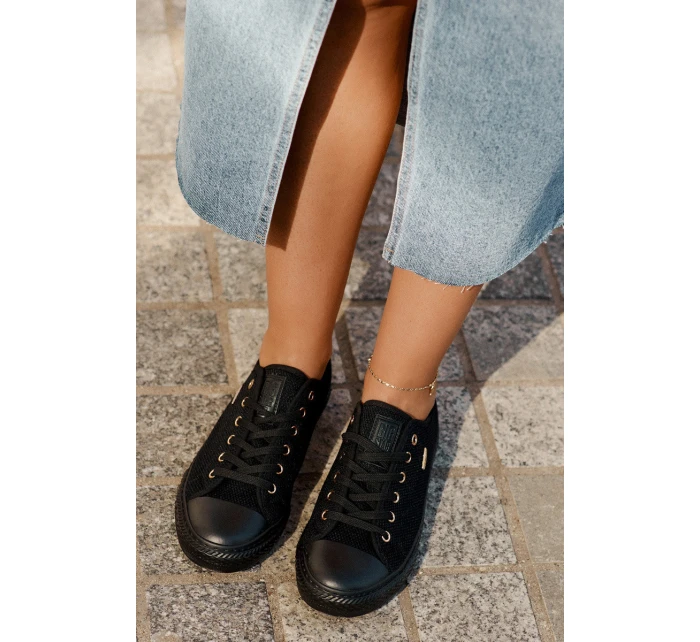 Dámské Textilní Tenisky Big Star model 21693828 Černé - Big Star Shoes