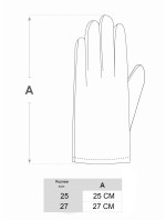 Yoclub Pánske rukavice RES-0164F-345C Black