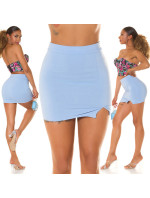Sexy Koucla Highwaist Mini Skirt with Slit