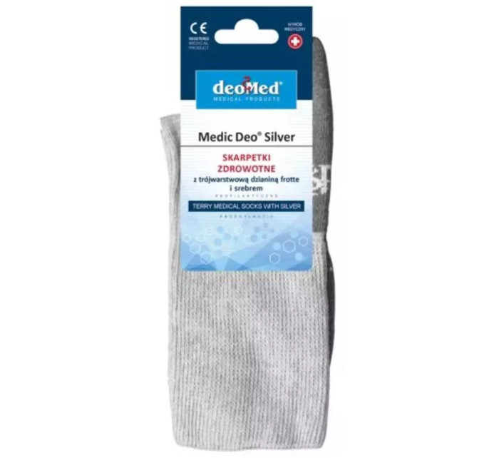 Pánske ponožky LOT white - MEDIC DEO SILVER