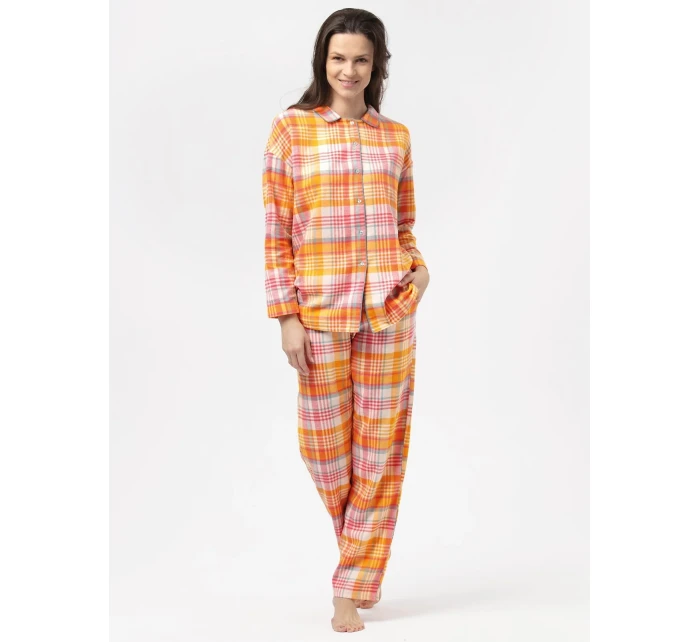 Dámské pyžamo LNS model 21915152 B24 oranžové - Key