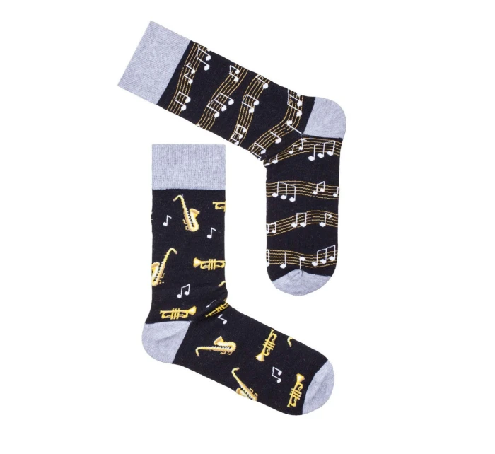 Pánske ponožky Trúbky a saxofóny 0125.078 Pánske ponožky Trúbky a saxofóny 0125.078
