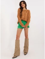 Jumper AT SW 2361.61 svetlohnedý Jumper AT SW 2361.61 svetlohnedý