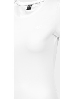 Dámske bavlnené tričko 4F TSD300 Biele