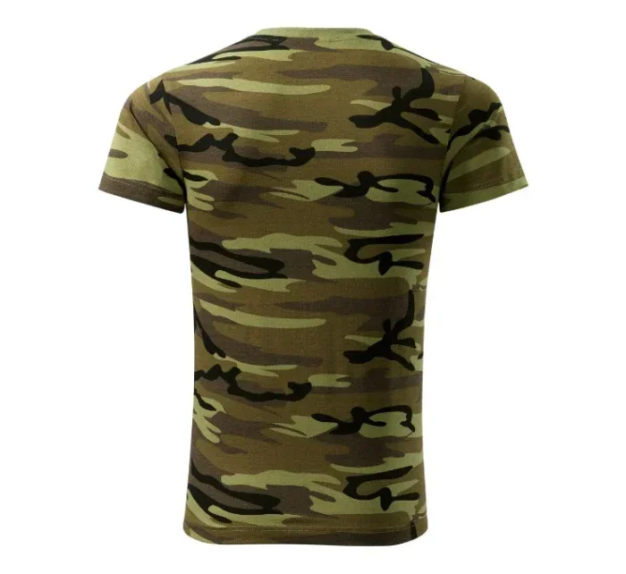 Maskáčové tričko unisex maskáčová zelená