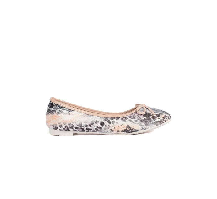 Módne dámske baleríny so zvieracím motívom bez podpätku Módne dámske baleríny so zvieracím motívom bez podpätku